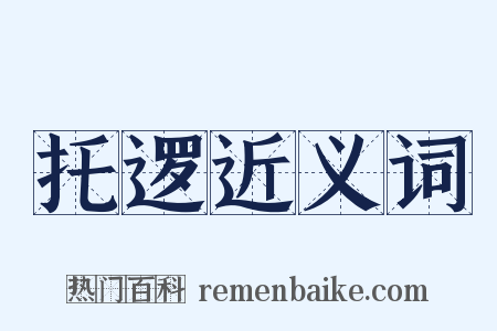 托逻近义词是什么意思的图片